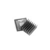 Heatsink - 27.94mm SQ, 6.35mm fin, Thermal Tape, Adhesive