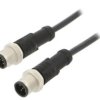 M12A05ML12AMLSB001 Kabel do czujników/automatyki 5PIN M12-M12 1m wtyk wtyk