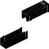 Clip-on heatsink, (L x W x H) 38.1 x 14.5 x 16.75 mm, 16 K/W, black anodized, 10006500