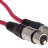 Kabel XLR 5m złącze A: 3-stykowe XLR złącze B: 3-stykowe XLR Czerwony RS PRO