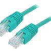 Patch cord U/UTP, Cat 5e, RJ45 wtyk z obu stron, linka, CCA, 5m PP12-5M/G