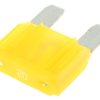 Bezpiecznik samochodowy, 20A kolor Żółty, Littelfuse 32V dc