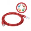 Patchcord UTP A-LAN KKU5CZER0.5 (RJ45 - RJ45 0,50m UTP kat. 5e kolor czerwony)