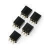Gniazdo żeńskie 2x3 raster 2,54mm - 5 szt.
