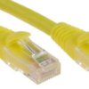 Kabel kategorii 6, Żółty, Wtyk RJ45/męski RJ45dł.: 5m, mat. koszulki: LSZH