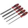 Sealey AK586 Smooth Cut Engineer's File Set 5pc 200mm