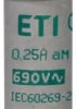 Wkładka topikowa cylindryczna CH14x51 aM 0,25A/690V 002652021 /10szt./