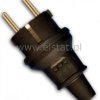 Wtyczka typu niemieckiego 16A/250V IP44 GUMA