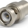 Coaxial adapter, 50 Ω, BNC plug to FME plug, straight, 1-1337562-0