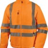 Kurtka ostrzegawcza, wodoodporna i oddychająca z poliestru Stretch, KL. 3, kolor Pomarańczowy Fluo, rozmiar: XXL, FLEHVORXX