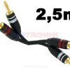 Przewody głośnikowe banan - banan 2,5m