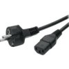 Kabel zasilający 3 Core Polichlorek winylu PVC Sheath Szary, 250 V