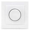Łącznik pojedynczy, ściemniacz, Alegra, kolor biały, 25111027