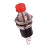 Przycisk chwilowy PBS-110 NO - czerwony - 250V-1A / 125V-3A - 7mm - okrągły