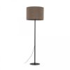 Lampa podłogowa EARTH do salonu, brązowy klosz z tkaniny na E27 16013 TK Lighting
