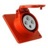 Gniazdo tablicowe skośne CEE 400V 32A/4P 83x90 mm 3126-309-1600