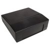 Obudowa pulpitowa 220 × 220 × 78 mm z PS, czarna, z panelem, Z25 KRADEX
