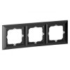 Ramka potrójna Pearl, Ra-3P, czarny