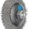 PFERD TOOLS Szczotka stożkowa rozplątana KBU Ø 100 x 10 mm Drut ze stali nierdzewnej M14 Ø 0,35 do szlifierki kątowej PO