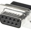 Złącze D-Sub 9-pinowe Żeński Proste Montaż na kablu