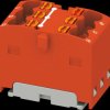 3002765 PTFIX distribution block, 6x1.5, red