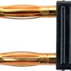 Jumper, pitch 7.5 mm, 70 V, 12 A, gold-plated, black, KURZ 7450 / 7.5-2 IG AU / SW