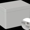 Industrial housing, 120 x 80 x 85 mm, IP65, light gray