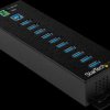 HB30A10AME USB 3.0 hub, 10-port, DIN holder, ESD, with power supply unit