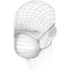 Vitrex S40110 Fold Flat Cup Respirator (3 Pack)