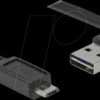 83384 Cable EASY-USB 2.0 Type-A male angled left / right > USB 2.0 Typ