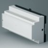 PPO/PC DIN rail enclosure, (L x W x H) 82.4 x 151.2 x 86 mm, light gray/black, B6505116