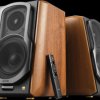 S1000MKII Speakers, Bluetooth, stereo, optical, coaxial, wood