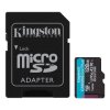 Karta Micro SD MicroSDXC, 128 GB Nie 3D TLC, Kingston Canvas Go! Plus