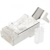 Wtyk modularny RJ45 8P8C kat.6A kat.7 kat.7A (24-23AWG) ekranowany FTP STP Alantec WORECZEK 100szt.