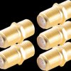 BS15-301314 5x SAT F double socket, gold-plated