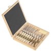 Kirschen 3441000 Groove Cutting Set 11-Piece in Wooden Box