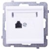 Sonata Gniazdo Telefoniczne Pojedyncze Biały Mat Gpt-1R/M/75
