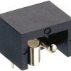 DC panel socket, pin Ø 1.9 mm, hole Ø 6 mm, black, NEB/J 21 R