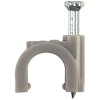 UniStrand 9mm Round Cable Clip Grey - Pack of 100