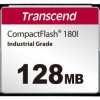 Karta pamięci flash CompactFlash, 128 MB, Transcend Tak CF180I SLC -25 → +85 (Extended Temp) °C, -40 →