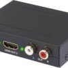 SpeaKa Professional Audio ekstraktor SP-AE-HDCT-2P [HDMI - HDMI, RCA/Cinch, Toslink/optyczne] 1920 x 1080 Pixel