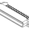 Złącze SCSI Męski 100-pinowe Przewlekany, raster 1.27mm seria 71661 Molex