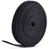 StarTech.com HKLP7505B 75ft (22.8m) Hook and Loop Roll, 0.5in Wide, Black, Cut