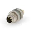 Złącza okrągłe 4-pinowe M8, panelowe Wtyczka TE Connectivity