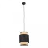 Lampa wisząca BOHO NEW 1 - punktowa Czarny / słomkowy 5656 TK Lighting
