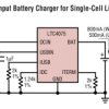 Dual Input USB/AC Adapter Standalone Li-Ion Battery Chargers