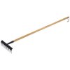 Draper 14306 Carbon Steel Garden Rake with Ash Handle