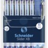 Schneider Schreibgeräte Kugelschreiber Slider Basic XB Rave 6er Etui + Slider Rave XB blau 151277 Długopis 6 szt.