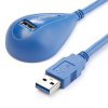 Kabel USB Złącze A USB A Złącze B USB A dł. 1.5m Przewód przedłużający USB USB 3.0 kolor: Niebieski