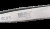 3CBS Precision tweezers, angled 40°, fine tips, 110 mm